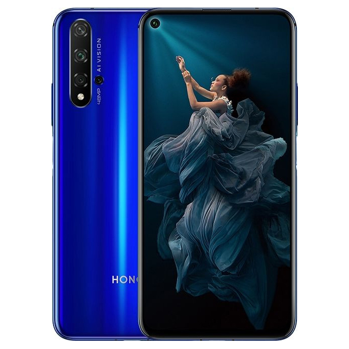 Смартфон Huawei Honor 20 6/128GB Сапфировый синий/Sapphire Blue РСТ