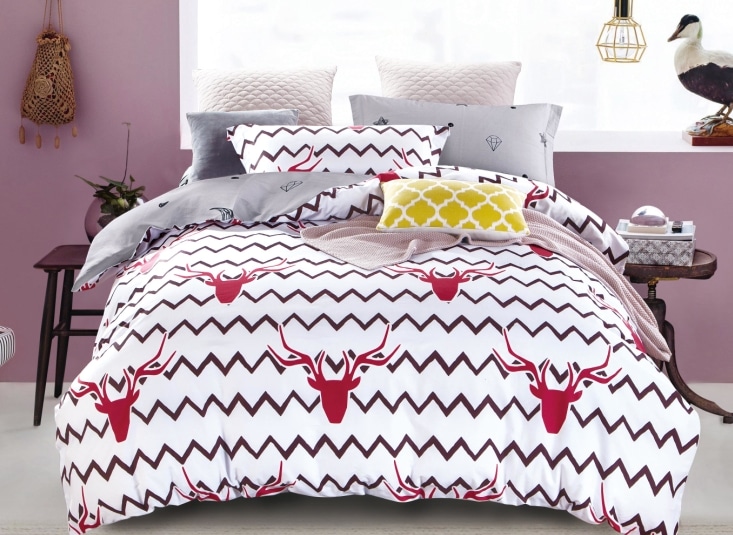 Постельное белье Vpostelke Баратеон Семейный 220х250 см сатин белый