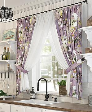 Комплект штор ТомДом Нуала (розовый)