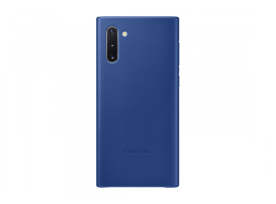 Чехол (клип-кейс) Samsung для Samsung Galaxy Note 10 Leather Cover blue (EF-VN970LLEGRU)