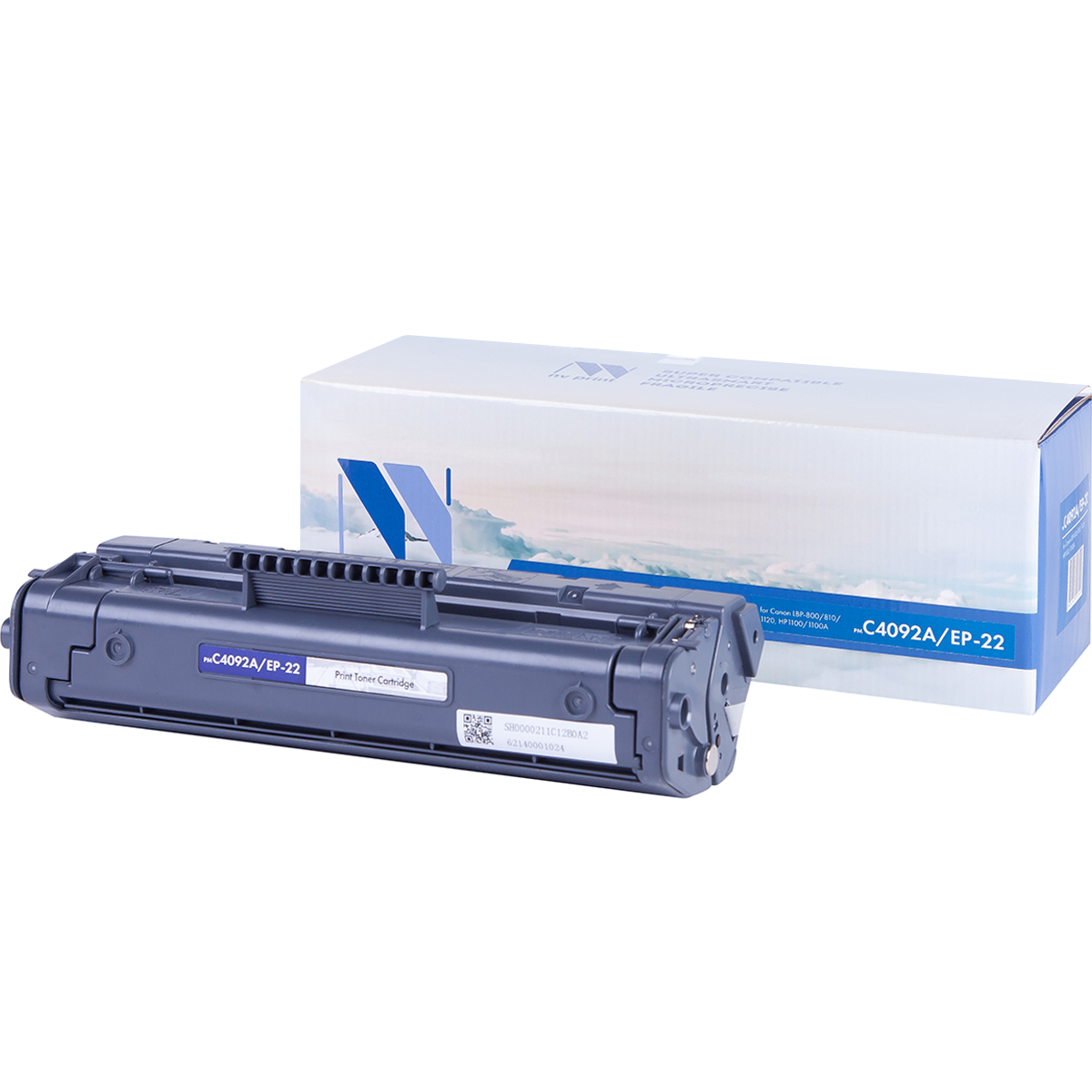 Картридж NV Print C4092A/Canon EP-22 для Нewlett-Packard LaserJet 1100/1100a/3200/3220/Canon Laser Shot LBP1120/800/810 (2500k)