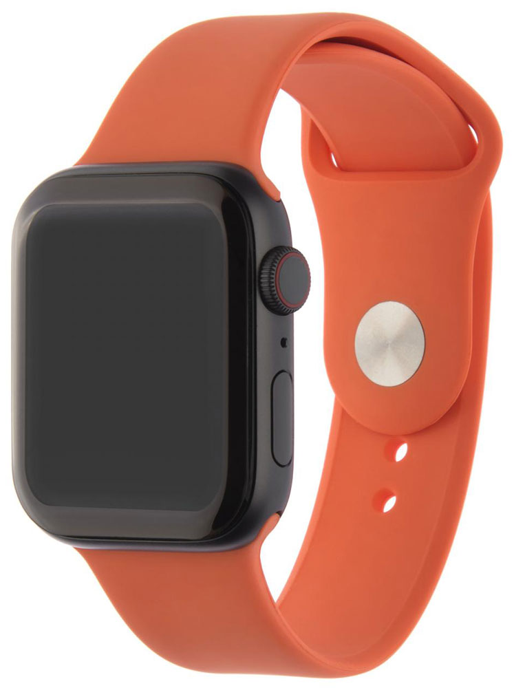 Ремешок для умных часов InterStep Sport Apple Watch 42/44мм силиконовый Orange
