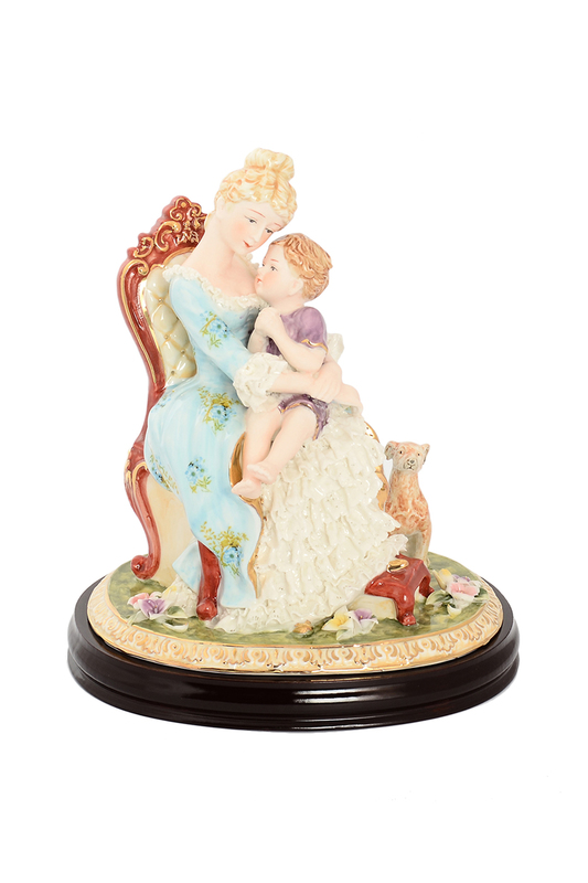 Статуэтка ROYAL CLASSICS 38516БЕЛЫЙ, ЧЕРНЫЙ, ГОЛУБОЙ