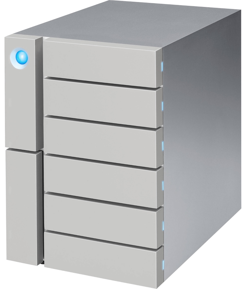 Внешний HDD LaCie 6big Thunderbolt 3 12Tb Silver (STFK12000400)