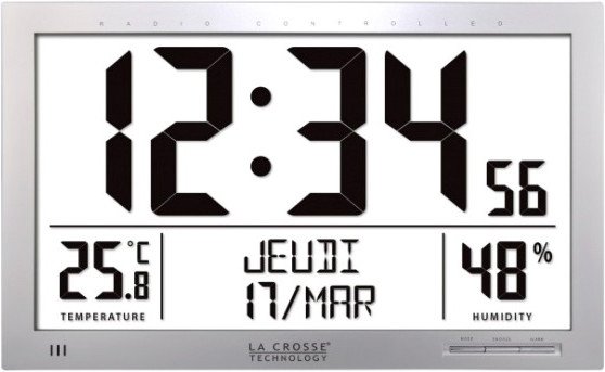 Настенные Часы La Crosse WS8013-SIL 926630