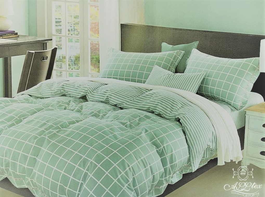 Комплект постельного белья Alltex Сатин евро