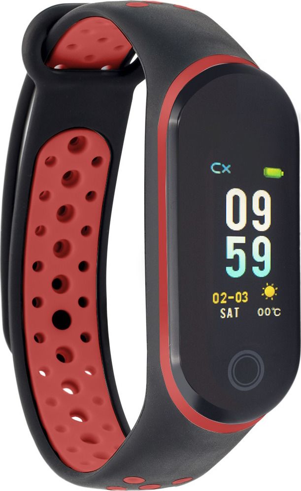 Фитнес браслет Qumann QSB 10 Black+Red