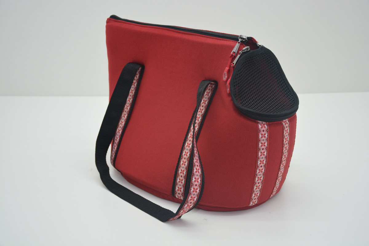 Сумка переноска для котов и собак Вышиванка краская №0 340х225х270 Собственное производство (М511)