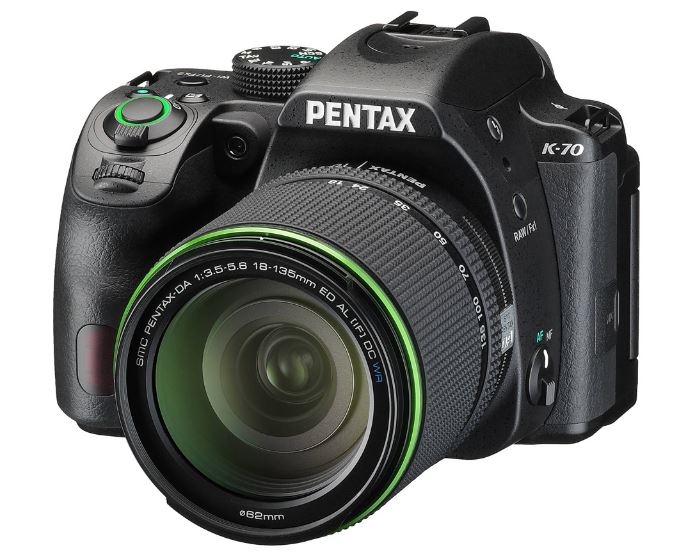Фотоаппарат зеркальный Pentax K-70 Kit 18-135 WR black