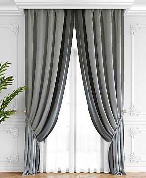 Комплект штор ТомДом Твеон (серый)