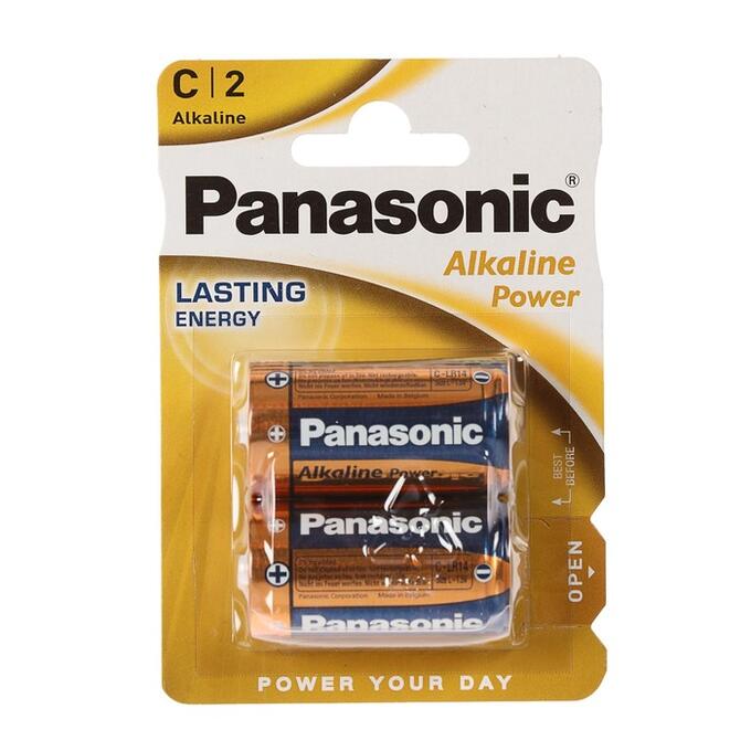 Батарейка Panasonic Alkaline Power C блистер 2шт