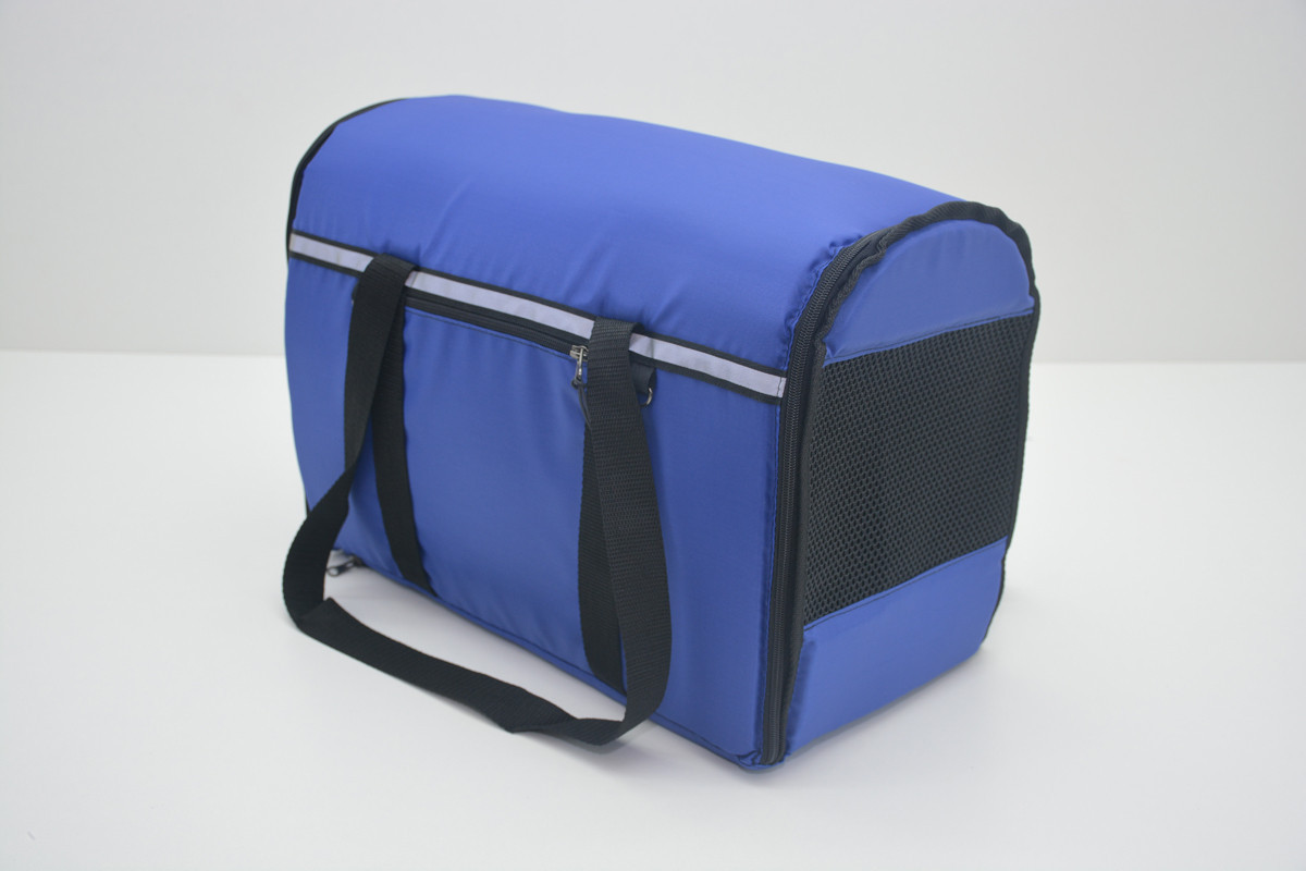 Сумка переноска матрас для собак котов Турист синяя Собаки, №0 210х340х280 Собственное производство (М501)
