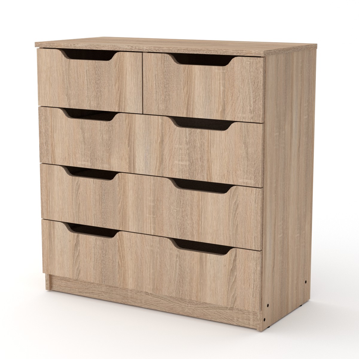 Комод для вещей Компанит 2+3М Дуб Сонома