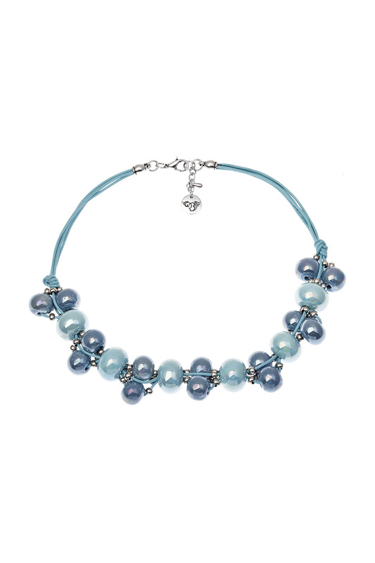 Колье By dziubeka NC2215 BLГОЛУБОЙ