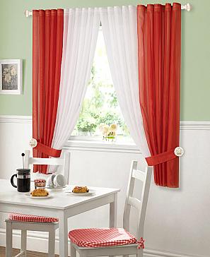 Комплект штор ТомДом Матуш (красый)