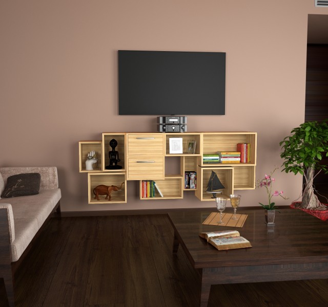 Полка IDEASTORE Элемент #6, Дуб Борас cветлый (2309)