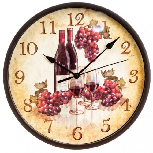 Часы настенные Вино 25 см Veronese 12003-008