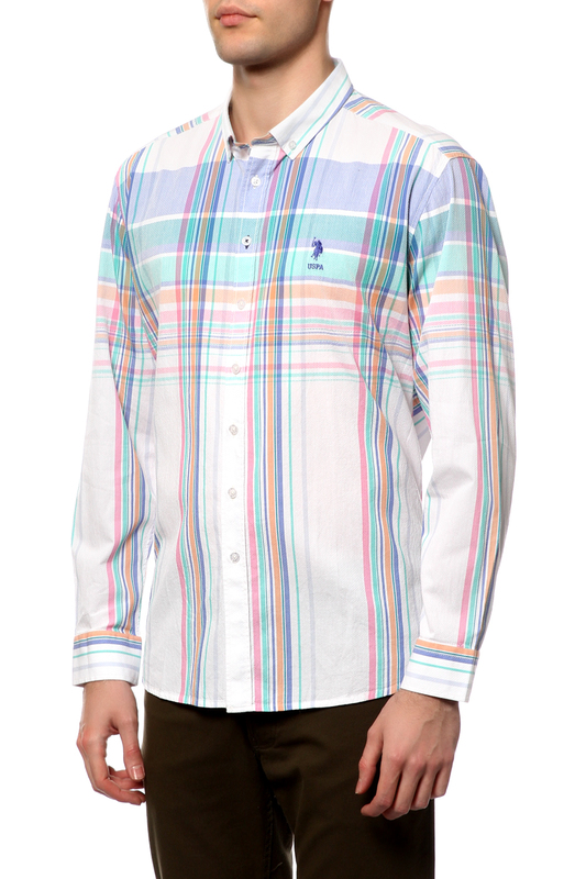 Рубашка U.S. Polo Assn. G081SZ0040DARIO VR041БЕЛЫЙ