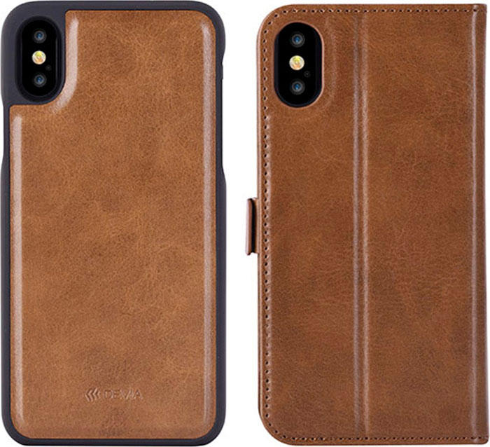 Чехол-книжка Devia Magic Leather Case 2 в 1 для iPhone X/XS Black