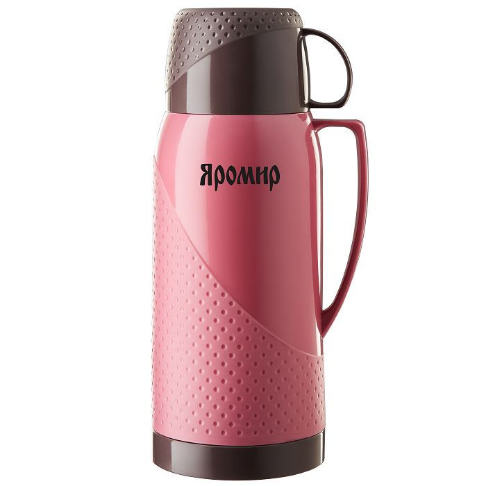 Термос Яромир ЯР-2023С Pink-Brown 1,8 л