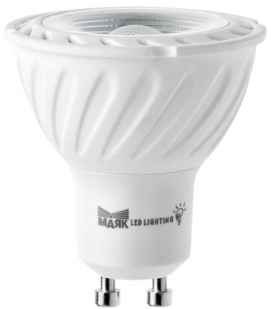 Лампа светодиодная МАЯК GU10/8W/3000K  рефлекторная прозрачная GU10 АС:175-250V 8W (767311) в Омске