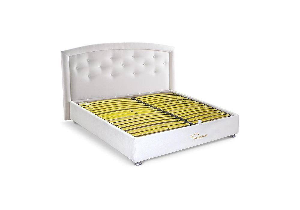 Кровать двуспальная Подиум22 160х200 белый