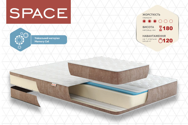 Матрас ортопедический Come-for Space 180x190 см