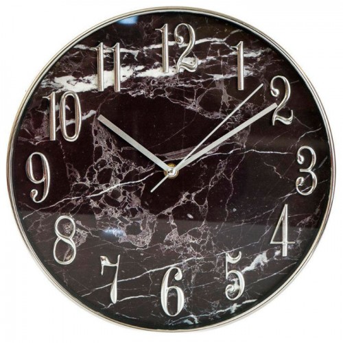 Часы настенные Мрамор Вlack 30 см Veronese 12003-020