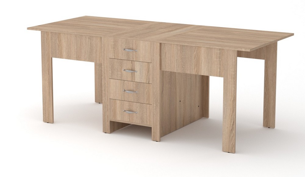 Раскладной стол книжка Компанит-3 дуб сонома