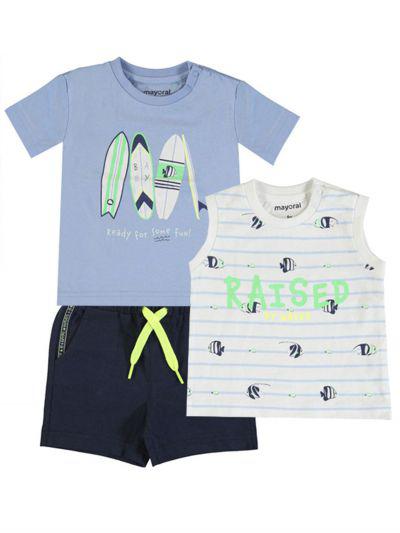 Mayoral Футболка+майка+шорты