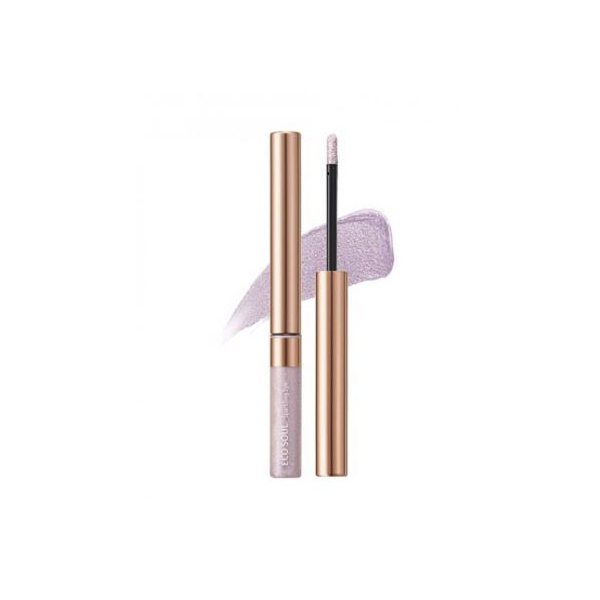 Тени для глаз The Saem Eco Soul Sparkling Eye PK02 Pink Tail 2,7 г