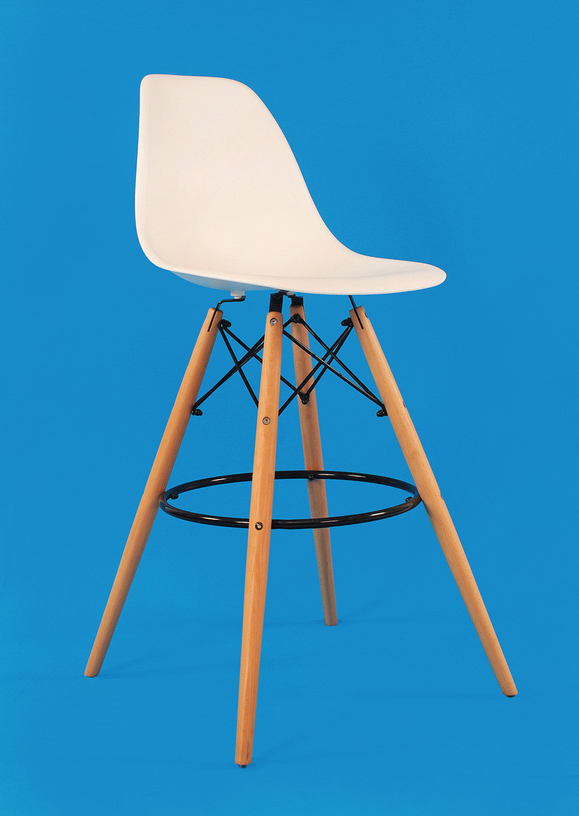 Стул барный Onder Metal NIK BAR белый 07