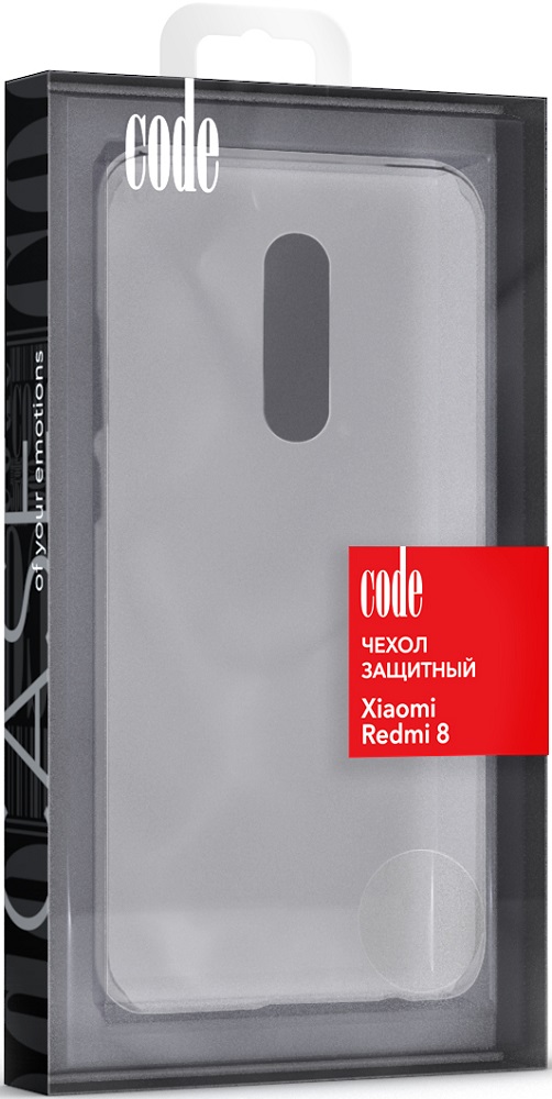 Клип-кейс Code Xiaomi Redmi 8прозрачный