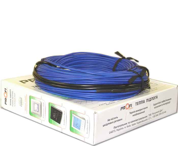 Нагревательный кабель Profitherm 2*19 13.8 м.кв - 2100 Вт - 114м