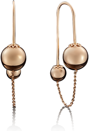 Серьги из красного золота (арт. 27649-2210327)