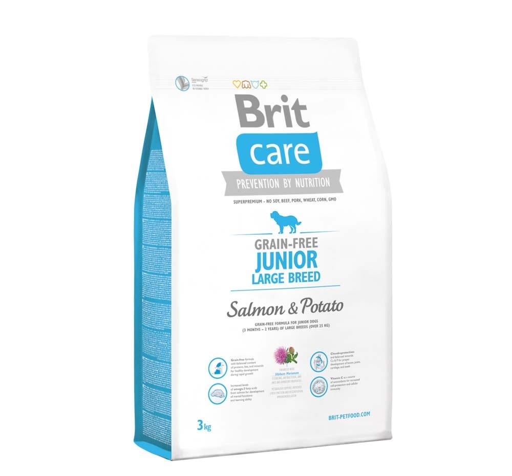 Brit Care GF Junior Large Breed Salmon& Potato 3 кг