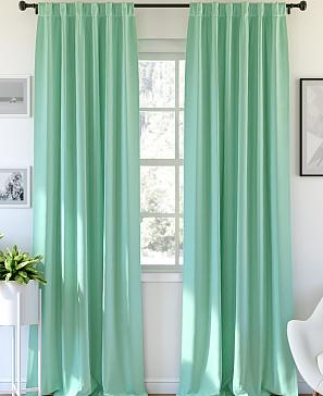 Комплект штор ТомДом Карес (мятный)