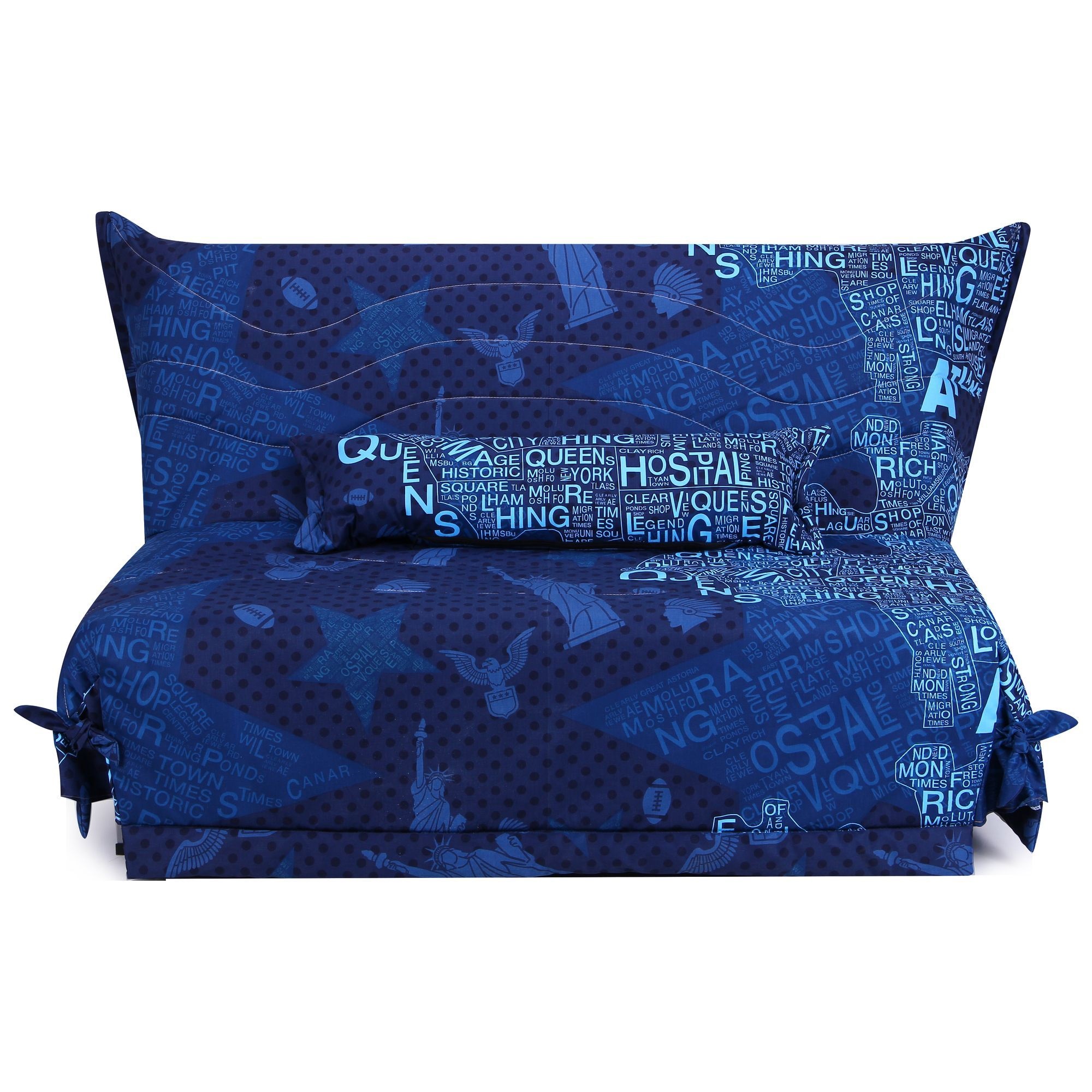 Диван раскладной в гостиную, в спальню SMS 1,4 State blue синий AMF