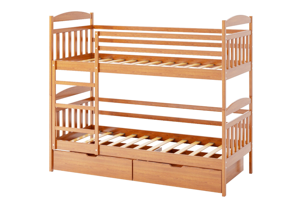 Кровать двухъярусная Camelia Алтея из массива бука 80х190 Натуральное дерево