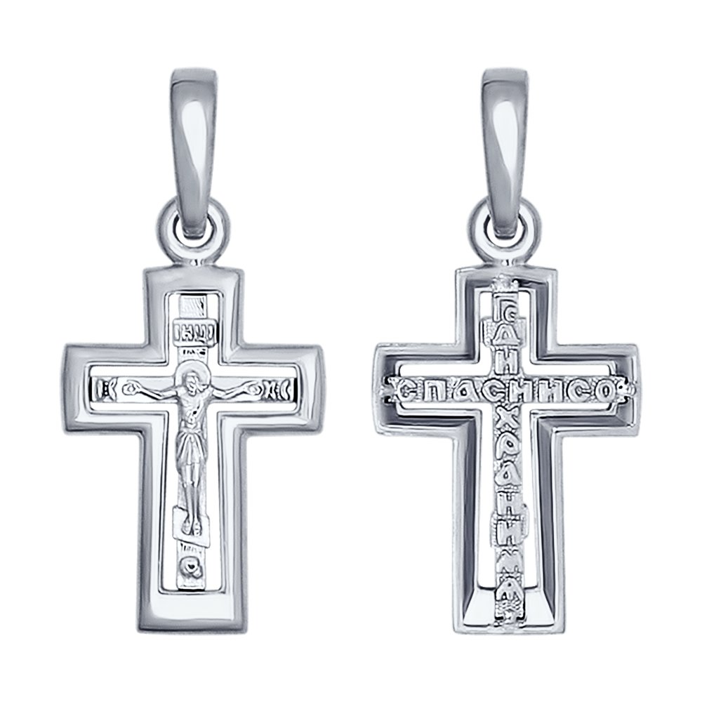 Крест SOKOLOV из белого золота