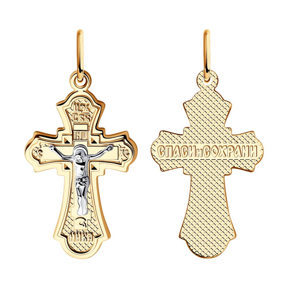 Подвеска SOKOLOV из комбинированного золота