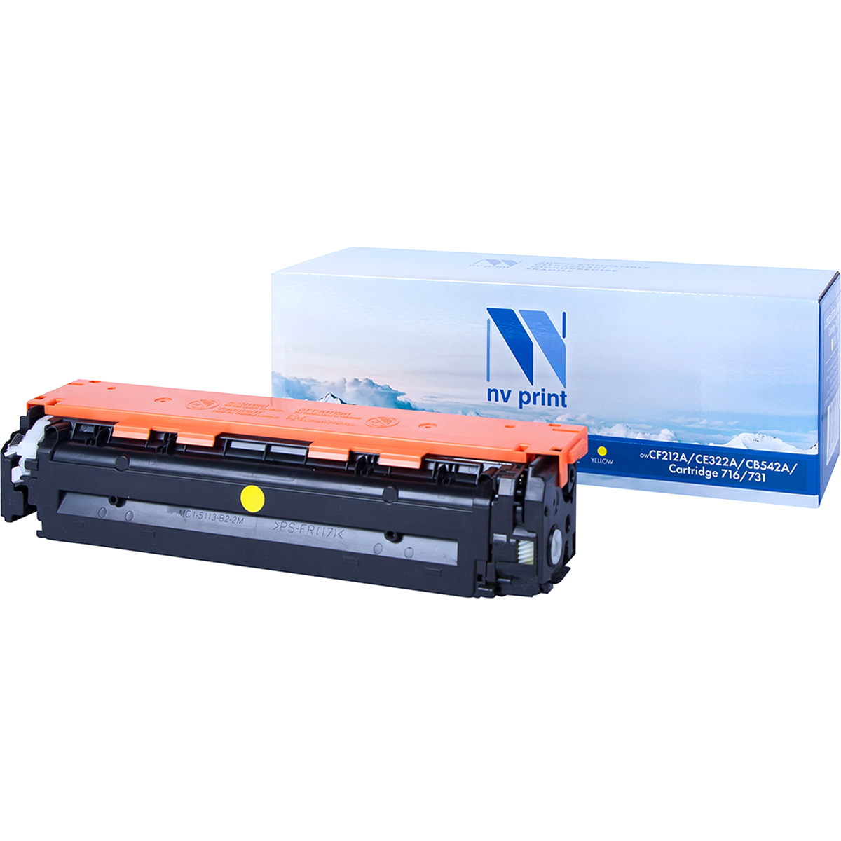 Картридж NV Print CF212A/Canon 731 Yellow для Нewlett-Packard LaserJet Color Pro M251n/M251nw/M276n/M276nw/Canon LBP-7100Cn/7110Cw (1800k)