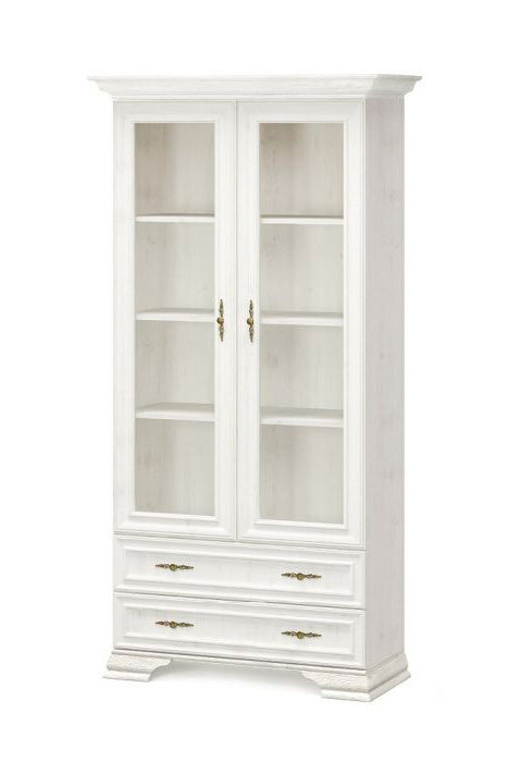 Шкаф витрина 2В2Ш Мебель Сервис Ирис Андерсон пайн