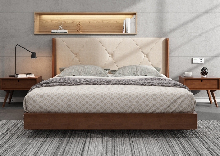 Кровать ArtWood Сиена 180x200 + ламели, Цвет дерева АrtWood Орех