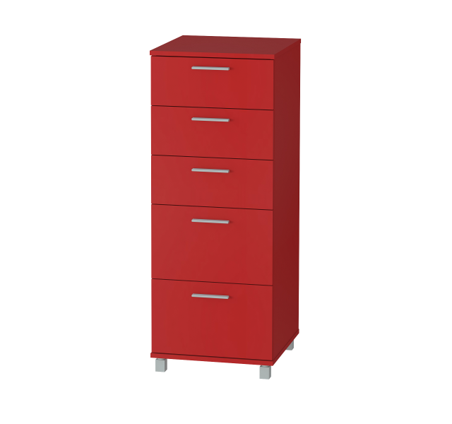 Комод IDEASTORE Компакт 1, Красный (2231)