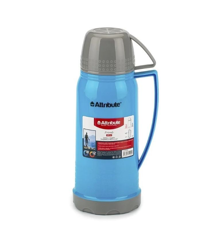 Термос Attribute Friendy AVF403 Light Blue 600 мл