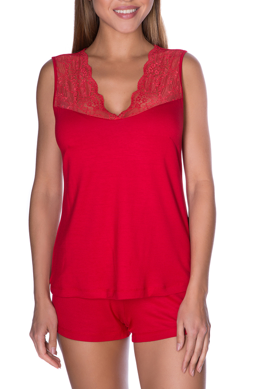 Топ ROSE&PETAL HOMEWEAR 08025КРАСНЫЙ