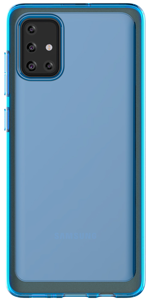 Клип-кейс Araree Samsung Galaxy A71 Blue (GP-FPA715KDALR)