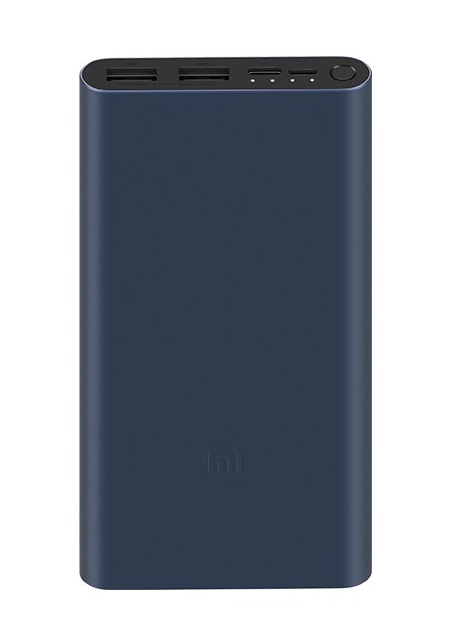 Внешний аккумулятор Xiaomi Mi Power Bank 3 10000mAh Type-c + 2USB Black PLM13ZM