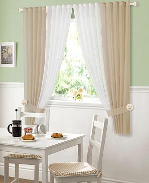 Комплект штор ТомДом Матуш (бежевый)